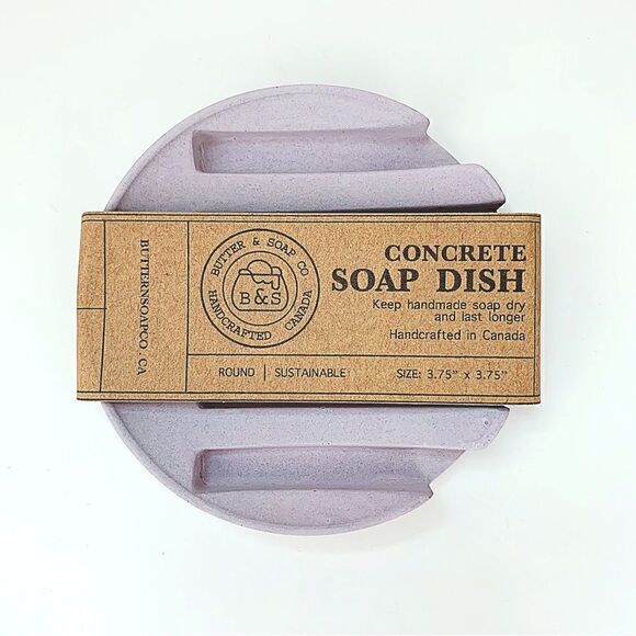 💜Concrete Soap Dish with gift box - Picture 2 of 11